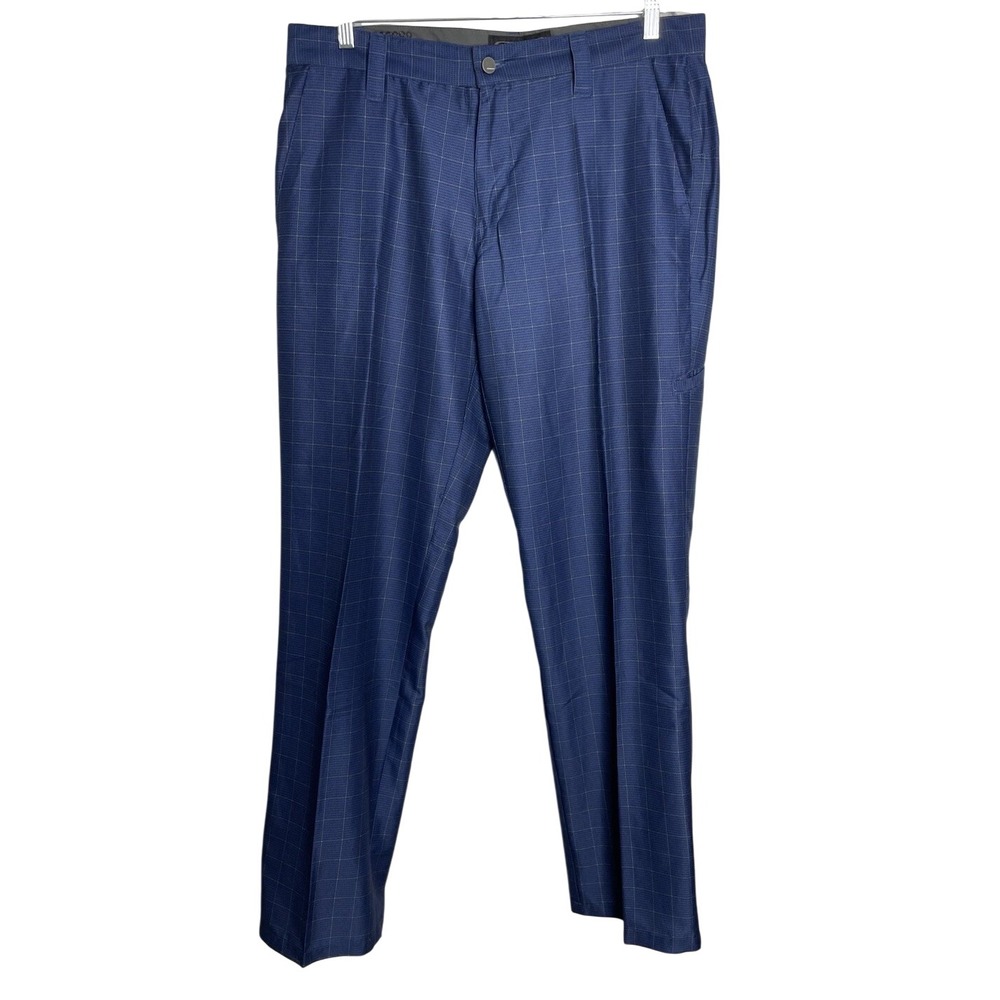 Oakley Hydrolix Cross Town Golf Pants Mens 36x32  Blue Plaid Print